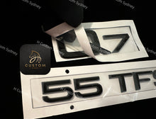 Load image into Gallery viewer, Q7 All Black Badges Pack For Audi Q7 55TFSI Exclusive Night Edition