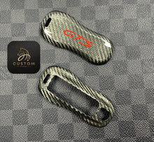 Load image into Gallery viewer, Luxury Carbon Fiber Key Case Cover Premium Protective Shell Compatible with Porsche Car Keys (911, Panamera, Cayenne, Macan, Taycan)