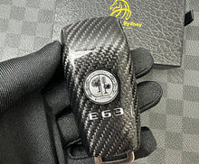 Load image into Gallery viewer, Luxury Carbon Fiber Key Fob Cover Case For Mercedes W213 E63 AMG Model Custom Made Exclusive Edition