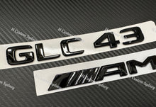 Load image into Gallery viewer, Gloss Black GLC43 Badges Full Package For Mercedes AMG GLC43 X254 C254 Exclusive Night Edition Pack