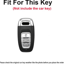 Load image into Gallery viewer, RS Premium Forged Carbon Fiber Key Fob Cover Set For Audi RS6 RS5 RS4 RS7 R8 Old model Exclusive Made