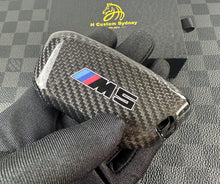 Load image into Gallery viewer, Luxury Carbon Fiber Key Fob Cover Case Fit For BMW New M5 G90 G99 New Generation Key Exclusive Made
