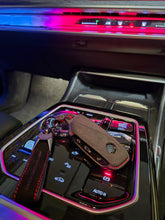 Load image into Gallery viewer, Premium Alcantara and Nappa Leather Key Cover Case Keychain Fit For BMW New X5M X6M LCI Competition XM Models Exclusive Edition