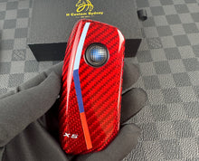 Load image into Gallery viewer, Premium Fiber Key Fob Cover For BMW New X5 X6 X7 LCI New Generation Key Exclusive Made