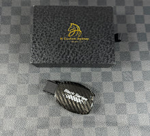Load image into Gallery viewer, Black Series Premium Genuine Carbon Fiber Key Fob Cover Pack For Mercedes AMG Models Exclusive Made