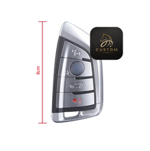 Load image into Gallery viewer, Genuine Carbon Fiber Keyring Key Fob Cover For BMW M3 M4 M5 M8 Competition Custom Made Exclusive Edition