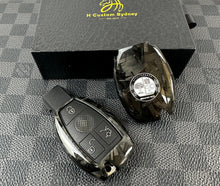 Load image into Gallery viewer, Luxury Forged Carbon Fiber AMG Key Fob Cover Pack For Mercedes A CLA C GLC GLE GLS Old Model key Exclusive Made
