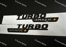 Load image into Gallery viewer, CLA45S Gloss Black Full Badges Emblems Package For Mercedes CLA45S C118 Exclusive Pack