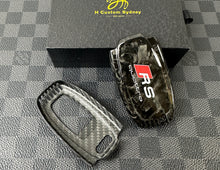 Load image into Gallery viewer, RS Premium Forged Carbon Fiber Key Fob Cover Set For Audi RS6 RS5 RS4 RS7 R8 Old model Exclusive Made