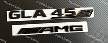 Load image into Gallery viewer, Full Black GLA45S Badges Package For Mercedes GLA45S H247 Exclusive Night Edition