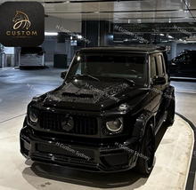 Load image into Gallery viewer, Gloss Black Full G63 Front Bumper Grill Grille Pack for Mercedes W464 W463A G63 Premium Pack