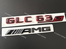 Load image into Gallery viewer, Gloss Black GLC63S Badges Full Package For Mercedes AMG GLC63S X254 C254 Exclusive Pack