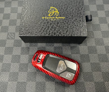 Load image into Gallery viewer, RS Premium Fiber Key Fob Cover For Audi RS4 RS5 TTRS R8 Custom Made