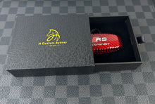 Load image into Gallery viewer, RS Etron GT Premium Fiber Key Fob Cover Pack For Audi RS etron GT Exclusive Pack