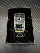 Load image into Gallery viewer, Premium Genuine Carbon Fiber Key Cover Case FOB For Mercedes AMG Model A45s CLA45s C63s E63S GLB35 GLC63S GLE63s C43 E53 Custom Made