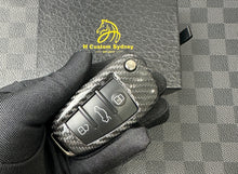 Load image into Gallery viewer, Genuine Carbon Fiber Key FOB Cover Case For Audi MK2 TTS TTRS Exclusive Made