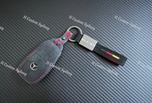 Load image into Gallery viewer, GLC43 Alcantara Keyring Keychain Key Cover For Mercedes GLC43 AMG Custom Made Exclusive Gift