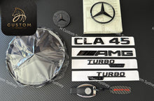 Load image into Gallery viewer, All Black CLA45 Full badges Package for Mercedes CLA45 C117 2015-2019 Exclusive Pack