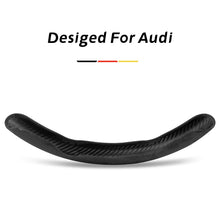 Load image into Gallery viewer, Luxury Custom Alcantara Steering Wheel Cover – Handmade Custom Fit for Audi A4 S4 A5 S5 A6 S6 Q5 SQ5 Q7 SQ7 Q8 SQ8 All Models – Anti-Slip & Heated Wheel Compatible for Audi Models
