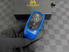 Load image into Gallery viewer, Genuine Carbon Fiber Key Cover Case For Mercedes AMG C63S E63s GLC63S GLE63S GLS63 G63 GT63S Exclusive Carbon Edition Pack