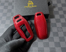Load image into Gallery viewer, Luxury Carbon Fiber Key Fob Cover Case For Audi SQ5 2025+ Model Exclusive Carbon Edition