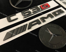 Load image into Gallery viewer, C63S Matte Black Badges Emblems Package For W205 C205 S205 A205 Exclusive Pack