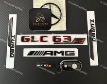 Load image into Gallery viewer, Gloss Black GLC63S Badges Full Package For Mercedes AMG GLC63S X254 C254 Exclusive Pack