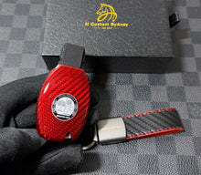 Load image into Gallery viewer, Premium Genuine Carbon Fiber AMG Key Fob Cover Pack For Mercedes A45 CLA45 GLA45 C43 C63S GLC63s GLE63S GLS63 Exclusive Made