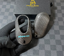 Load image into Gallery viewer, Luxury Carbon Fiber Key Fob Cover Case For Mercedes AMG New C E GLC S EQ Class W206 X254 W223 C236 W214 X290 F1 Petronas Edition Exclusive Made
