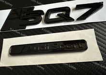 Load image into Gallery viewer, SQ7 Gloss Black Badges Package For Audi SQ7 4M 2016-2023 Exclusive Pack