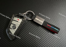 Load image into Gallery viewer, M30i M40i M50i Premium Alcantara Keyring Keychain For BMW M30i M40i M50i Models Custom Made Exclusive Gift