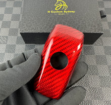 Load image into Gallery viewer, Premium Fiber Key Fob Cover Set For Mercedes C63s E63s GLC63s GLE63s GT63S AMG Model