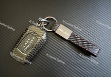 Load image into Gallery viewer, Land Cruiser Genuine Carbon Fiber Keyring Key Fob Cover For Toyota Land Cruiser Model Custom Made Exclusive Gift