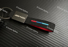 Load image into Gallery viewer, M30i M40i M50i Premium Alcantara Keyring Keychain For BMW M30i M40i M50i Models Custom Made Exclusive Gift