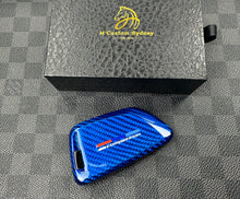 Load image into Gallery viewer, BMW Competition Edition Premium Fiber Key Fob Cover For BMW M3 M4 M5 M8 X3M X4M X5M X6M Competition Custom Made Exclusive Gift