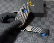Load image into Gallery viewer, Premium Genuine Carbon Fiber Key Fob Cover Case For BMW New X5M X6M LCI XM New Generation Key Exclusive Made