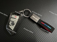 Load image into Gallery viewer, M30i M40i M50i Premium Alcantara Keyring Keychain For BMW M30i M40i M50i Models Custom Made Exclusive Gift