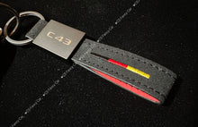 Load image into Gallery viewer, Premium Alcantara Leather Key Fob Cover Case For Mercedes C43 W206 Custom Made Exclusive Gift