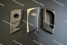 Load image into Gallery viewer, LX600 Genuine Carbon Fiber Keyring Key Fob Cover For Lexus LX600 Model Custom Made Exclusive Gift