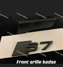 Load image into Gallery viewer, Gloss Black S7 Badges Package For Audi S7 4K 2019-2024 Exclusive Pack