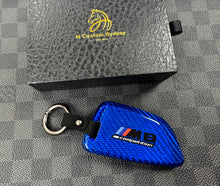 Load image into Gallery viewer, Premium Fiber Key Fob Cover For BMW M3 M4 M5 M8 X3M X4M X5M X6M Competition Exclusive Pack