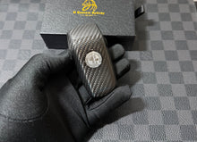 Load image into Gallery viewer, Premium Carbon Fiber Key Fob Cover Set For Mercedes C63s E63s GLC63s GLE63s GT63S AMG Model Exclusive AMG Edition