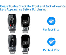 Load image into Gallery viewer, Premium Carbon Fiber Key Fob Cover Set For Mercedes C63s E63s GLC63s GLE63s GT63S AMG Model Exclusive AMG Edition