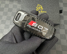 Load image into Gallery viewer, SQ7 Genuine Carbon Fiber Key Fob Cover Pack For Audi SQ7 2020-2024 New Model Exclusive Made