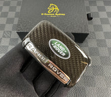 Load image into Gallery viewer, Premium Carbon Fiber Key Fob Cover Case For Land Rover Range Rover Discovery Evoque Velar Exclusive Made