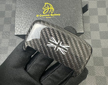 Load image into Gallery viewer, Premium Carbon Fiber Key Fob Cover Pack For Land Rover Range Rover Jaguar Models Custom Made Exclusive Edition