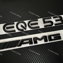 Load image into Gallery viewer, Gloss Black EQE53 Badges Package For Mercedes EQE53 V295 X294 Exclusive Pack