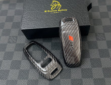 Load image into Gallery viewer, Luxury Carbon Fiber Key Fob Cover Case For Audi New RS3 RS6 RS7 RSQ8 RS e-tron Exclusive Edition