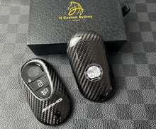 Load image into Gallery viewer, Luxury Carbon Fiber Key Fob Cover Case For Mercedes AMG New C E GLC S EQ Class W206 X254 W223 C236 W214 X290 Exclusive Made