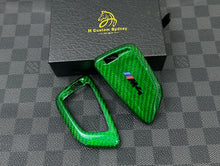 Load image into Gallery viewer, Premium Carbon Fiber Key Fob Cover For BMW M3 M4 G80 G82 Exclusive Edition